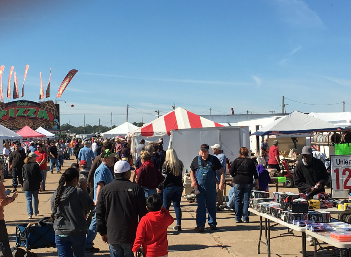 Ground view of the moultrie swap meet event